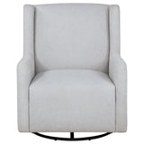 Serra Dove Boucle Swivel Glider from Coaster - Luna Furniture