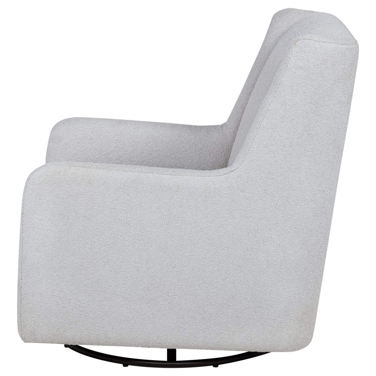 Serra Dove Boucle Swivel Glider from Coaster - Luna Furniture