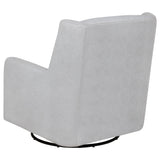 Serra Dove Boucle Swivel Glider from Coaster - Luna Furniture