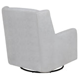 Serra Dove Boucle Swivel Glider from Coaster - Luna Furniture