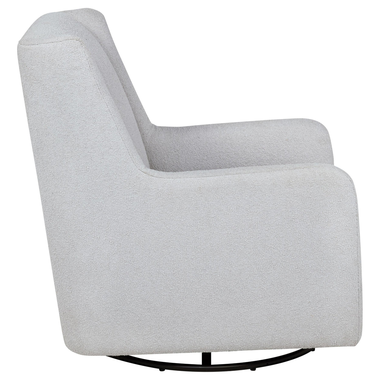 Serra Dove Boucle Swivel Glider from Coaster - Luna Furniture