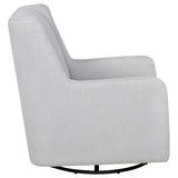 Serra Dove Boucle Swivel Glider from Coaster - Luna Furniture