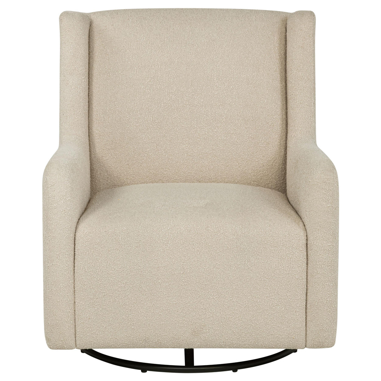 Serra Sandy Beige Boucle Swivel Glider from Coaster - Luna Furniture