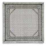 Seton Creek 2 Outdoor Lounge Chairs with End Table in Gray from Ashley - Luna Furniture