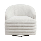 Seville Beige Swivel Chair from Homelegance - Luna Furniture