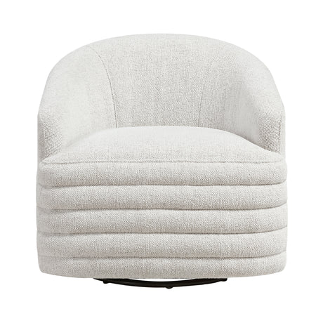 Seville Beige Swivel Chair from Homelegance - Luna Furniture
