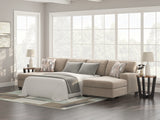 Seyler Lane Hemp 3-Piece Double Chaise Sleeper Sectional from Ashley Furniture - Luna Furniture