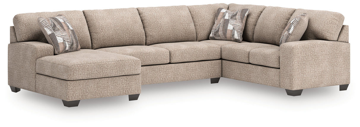 Seyler Lane Hemp 3-Piece LAF Sectional from Ashley Furniture - Luna Furniture
