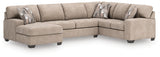 Seyler Lane Hemp 3-Piece LAF Sectional from Ashley Furniture - Luna Furniture