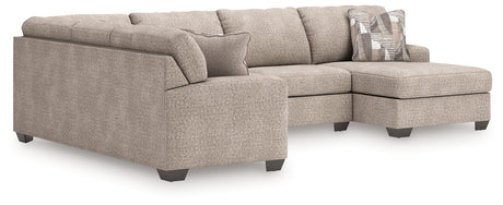 Seyler Lane Hemp 3-Piece RAF Chaise Sleeper Sectional from Ashley - Luna Furniture