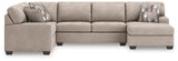 Seyler Lane Hemp 3-Piece RAF Sectional from Ashley Furniture - Luna Furniture