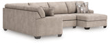 Seyler Lane Hemp 3-Piece RAF Sectional from Ashley Furniture - Luna Furniture