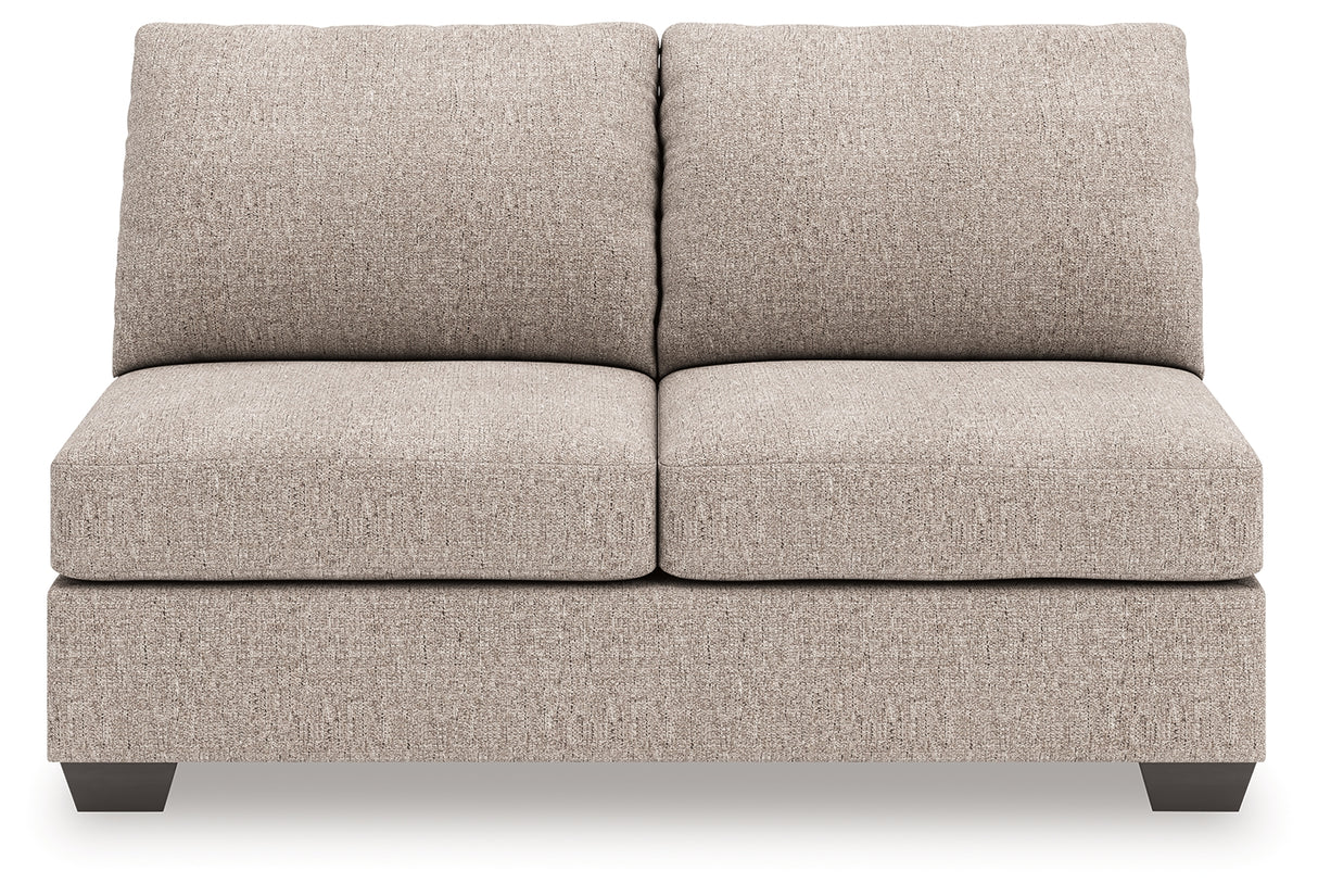 Seyler Lane Hemp Armless Loveseat from Ashley Furniture - Luna Furniture
