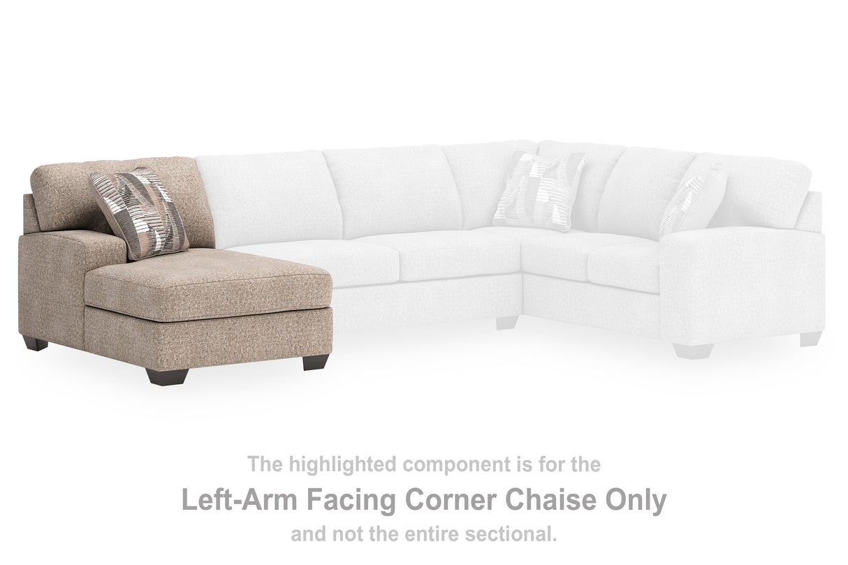 Seyler Lane Hemp Left-Arm Facing Corner Chaise from Ashley Furniture - Luna Furniture