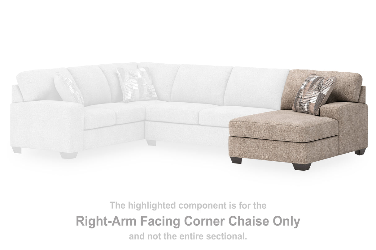 Seyler Lane Hemp Right-Arm Facing Corner Chaise from Ashley Furniture - Luna Furniture