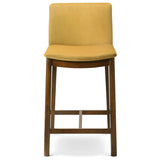 Shannon Counter Chair In Dark Yellow Velvet from Midinmod - Luna Furniture