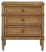 Sharlance King Upholstered Panel Bed with Mirrored Dresser, Chest and Nightstand in Light Brown from Ashley - Luna Furniture