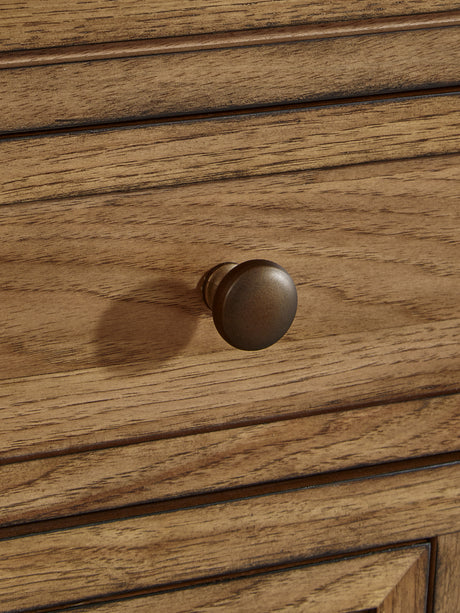 Sharlance Light Brown Chest of Drawers from Ashley - Luna Furniture