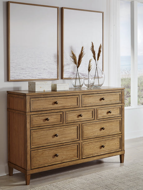 Sharlance Light Brown Dresser from Ashley - Luna Furniture