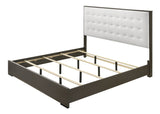 Sharpe Brown Full Upholstered Panel Bed from Crown Mark - Luna Furniture