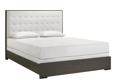 Sharpe Brown Twin Upholstered Panel Bed from Crown Mark - Luna Furniture