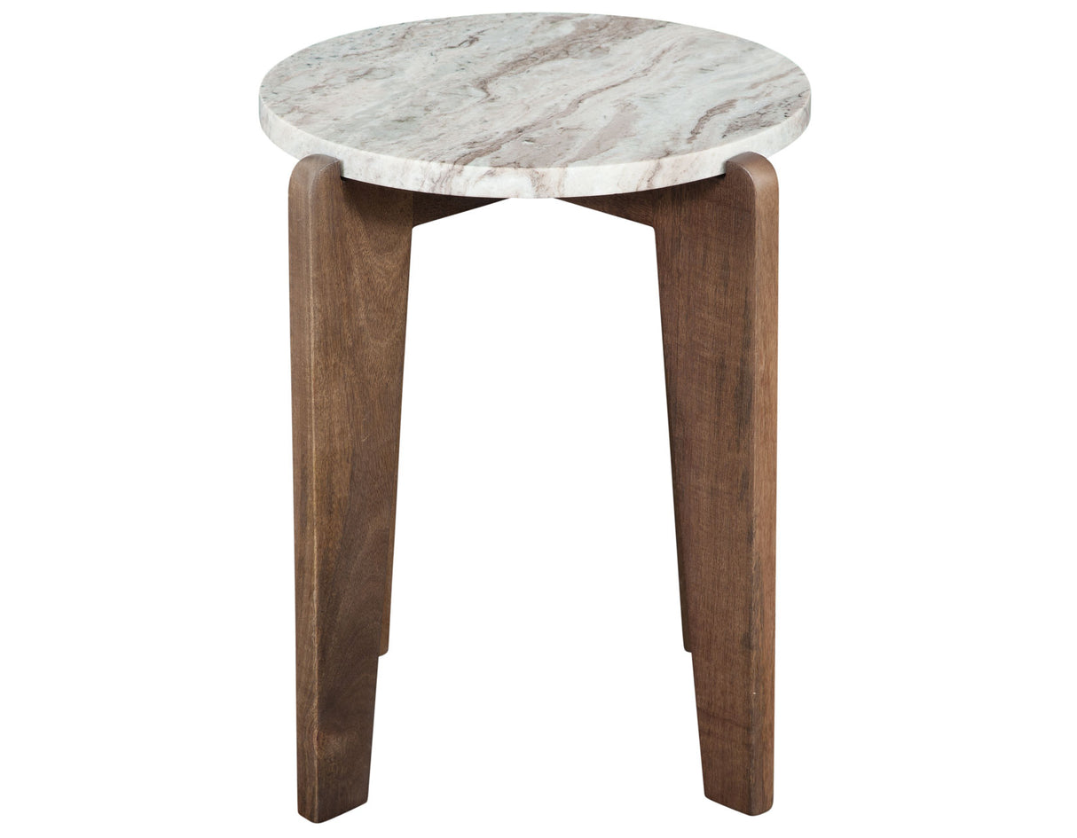 Shavon Toronto Brown 3-Piece Solid Marble Table Set from Steve Silver - Luna Furniture