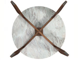 Shavon Toronto Brown 3-Piece Solid Marble Table Set from Steve Silver - Luna Furniture