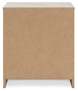 Shawburn Full Panel Headboard with 2 Nightstands in Whitewash from Ashley - Luna Furniture