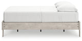 Shawburn Full Platform Bed with Dresser and 2 Nightstands in Whitewash from Ashley - Luna Furniture