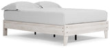 Shawburn Full Platform Bed with Dresser and Chest in Whitewash from Ashley - Luna Furniture