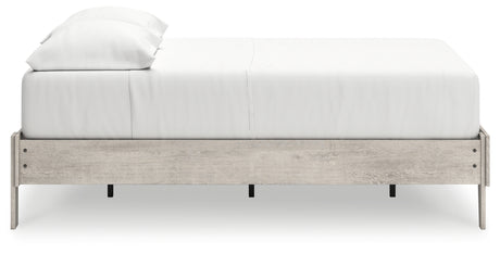 Shawburn Full Platform Bed with Dresser and Chest in Whitewash from Ashley - Luna Furniture