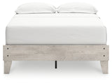 Shawburn Full Platform Bed with Dresser and Nightstand in Whitewash from Ashley - Luna Furniture