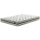 Shawburn Full Platform Bed with Mattress in Whitewash from Ashley Furniture - Luna Furniture