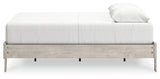 Shawburn Queen Platform Bed with Dresser and Nightstand in Whitewash from Ashley - Luna Furniture