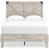 Shawburn Whitewash Crossbuck Youth Platform Bedroom Set from Ashley - Luna Furniture