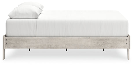 Shawburn Whitewash Queen Platform Base Bed from Ashley - Luna Furniture
