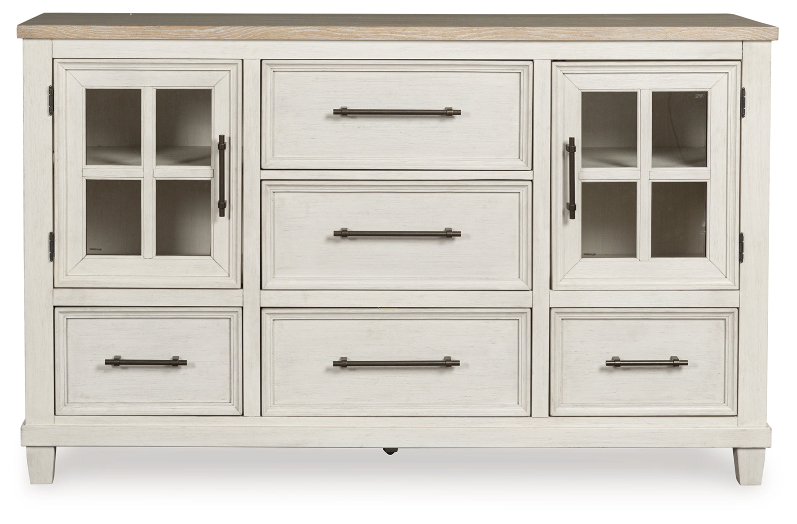 Ashley Shaybrock King Panel Bed with Dresser and 2 Nightstands in