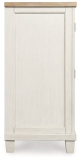 Shaybrock King Panel Bed with Dresser and 2 Nightstands in Antique White from Ashley - Luna Furniture