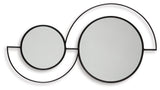 Shayham Black Accent Mirror from Ashley - Luna Furniture