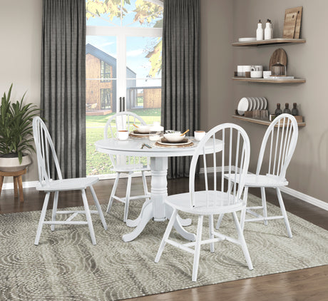 Shelby White Dining Set from Homelegance - Luna Furniture