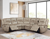 Shelton Brown 3-Piece Reclining Sectional from Steve Silver - Luna Furniture