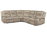 Shelton Brown 3-Piece Reclining Sectional from Steve Silver - Luna Furniture