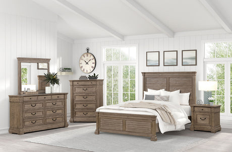 Sheringham Weathered Gray Queen Bed from Furniture of America - Luna Furniture