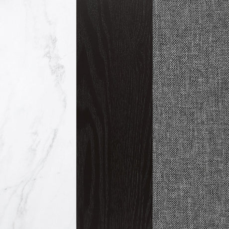 Sherry Gray 5-Piece Rectangular Marble Top Dining Table Set from Coaster - Luna Furniture