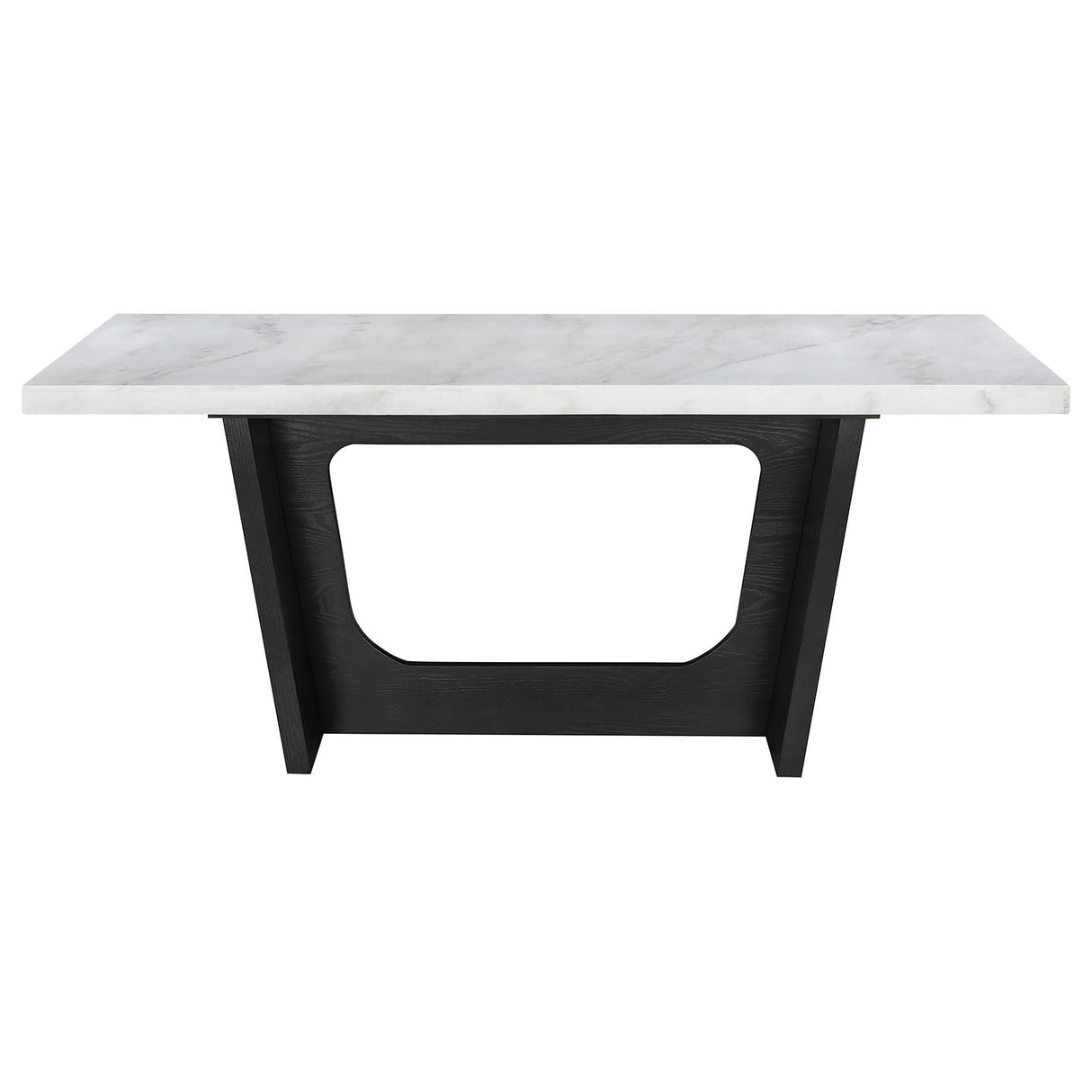 Sherry Gray 7-Piece Rectangular Marble Top Dining Table Set from Coaster - Luna Furniture
