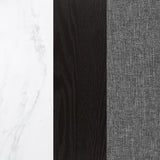 Sherry Gray 7-Piece Rectangular Marble Top Dining Table Set from Coaster - Luna Furniture