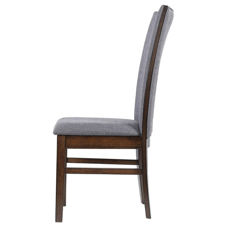Sherwood Gray Upholstered Dining Side Chair, Set of 2 from Coaster - Luna Furniture