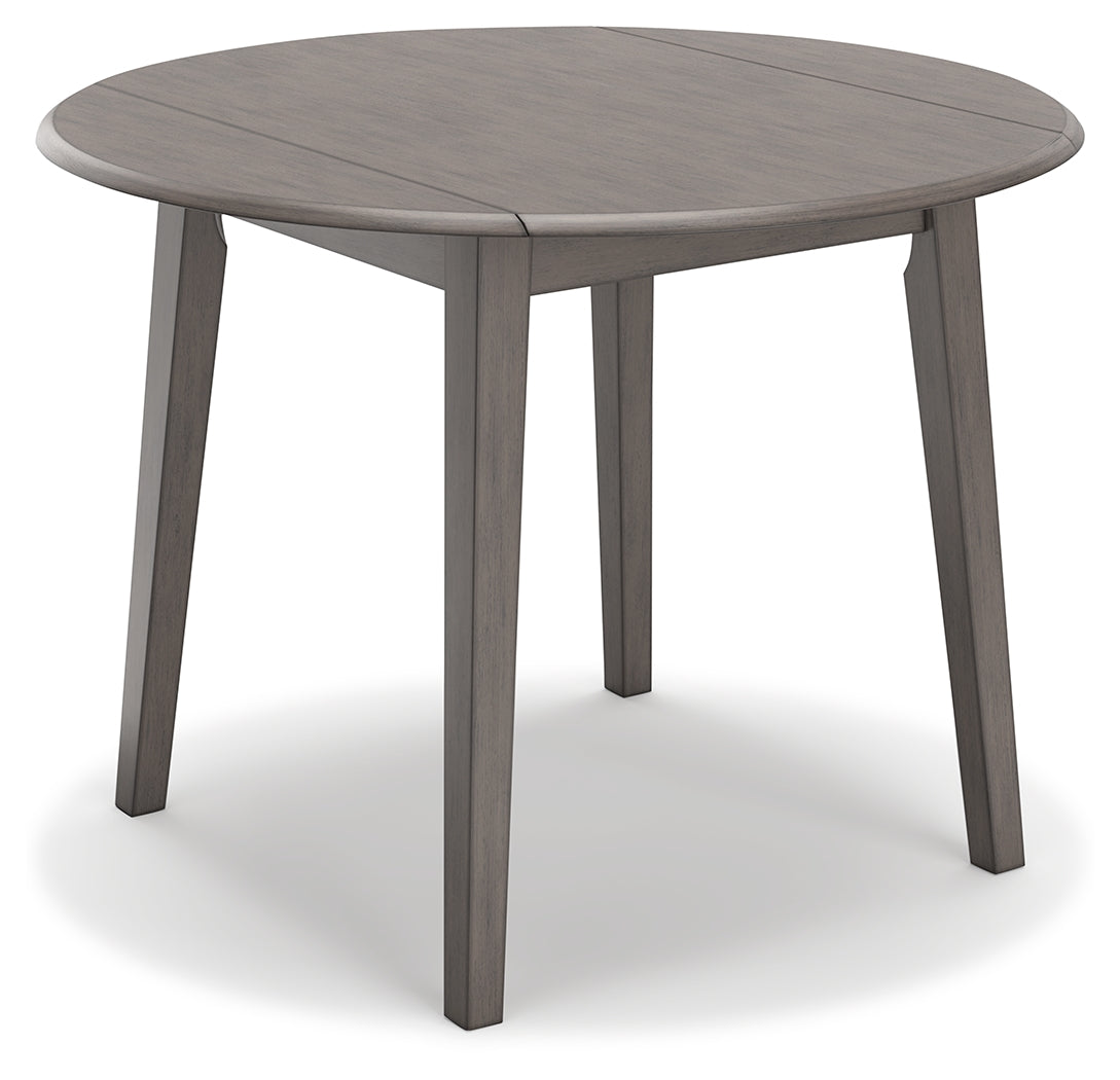 Shullden Gray Dining Table and 2 Chairs – Luna Furniture