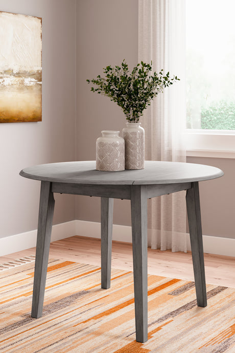 Shullden Gray Dining Table and 2 Chairs from Ashley - Luna Furniture