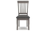 Shullden Gray Dining Table and 4 Chairs from Ashley - Luna Furniture